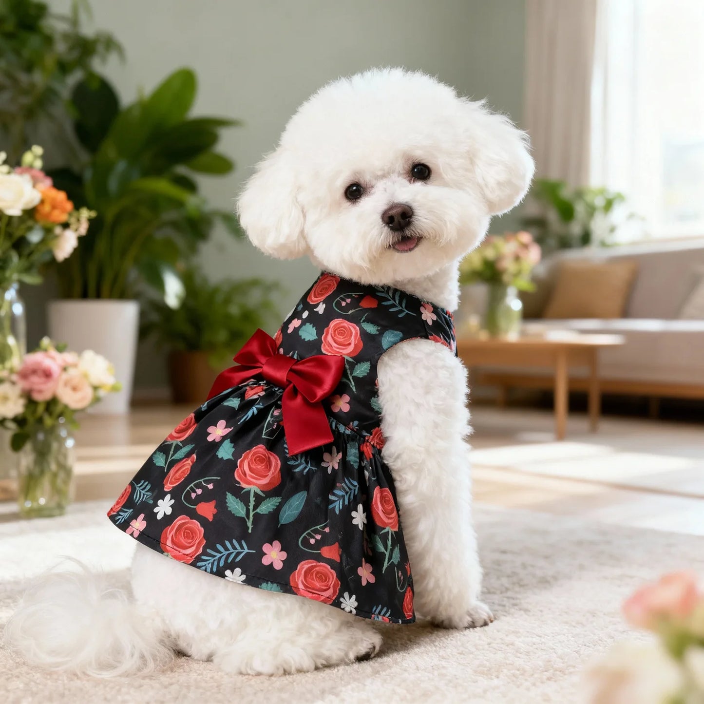 Dog spring summer Dress Outfit for Small Medium Large Breeds Pet Clothes