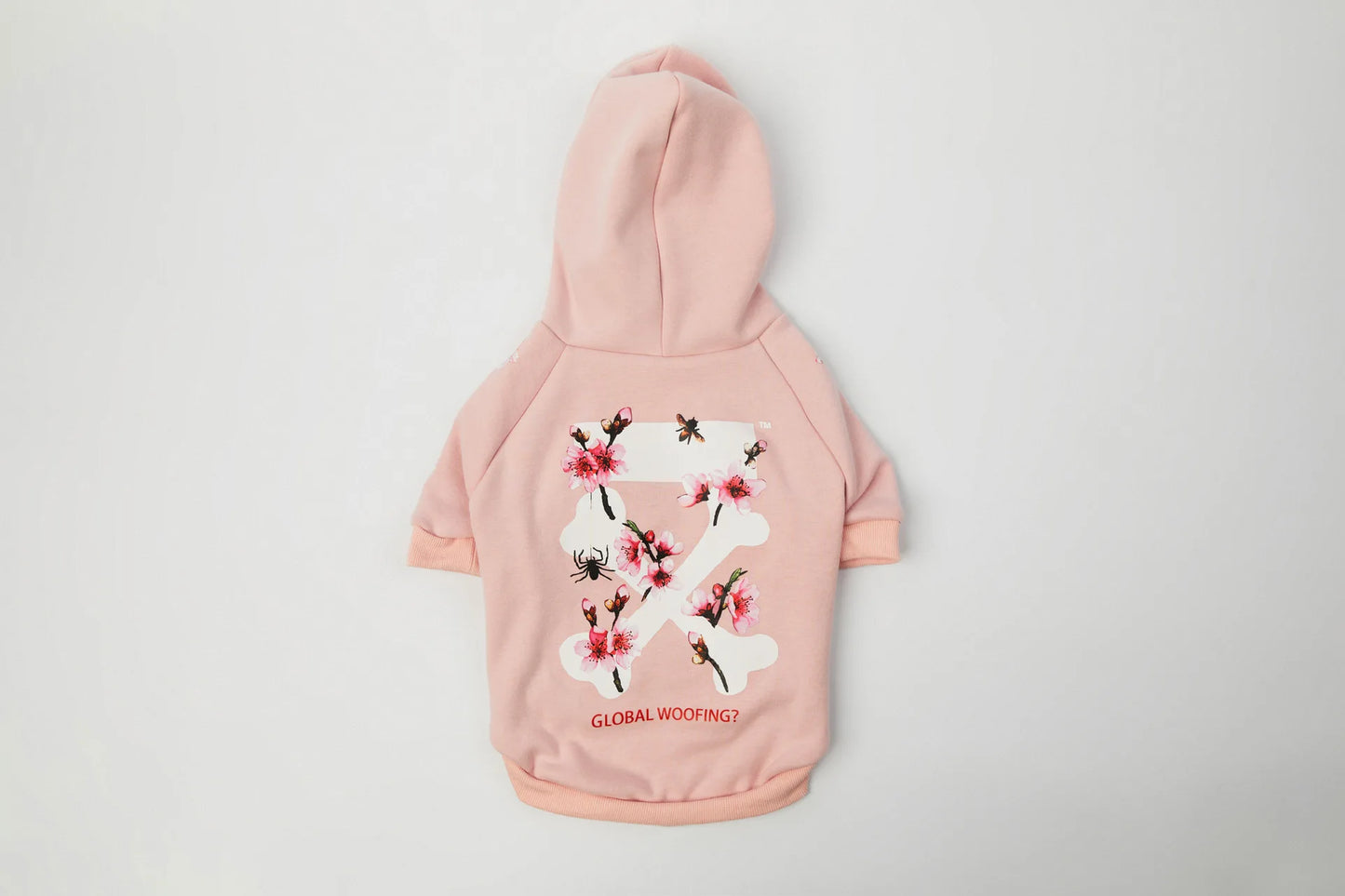 Woof Dog Hoodies M-3XL French Bull Dog Autumn Spring Clothing 2 Legged Warm Pet Outfit Sweaters