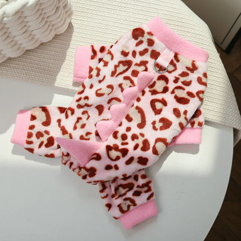 Pet Dog Clothes Soft Warm Fleece Dogs Jumpsuits Pet Clothing for Small Dogs Puppy Cats Clothes Chihuahua Yorkshire Costume Coat