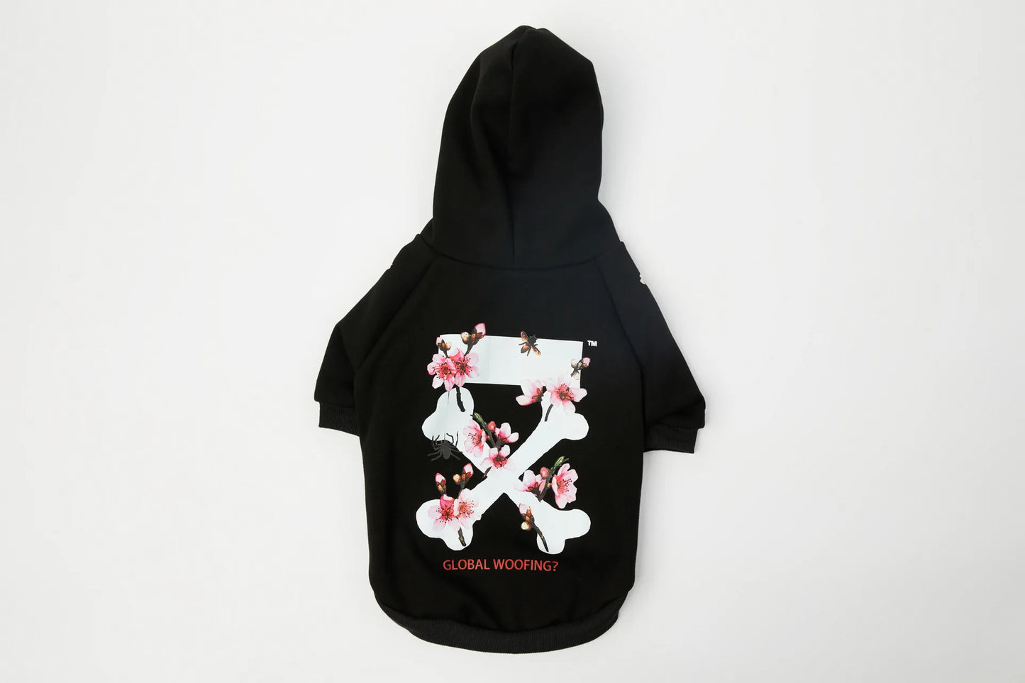 Woof Dog Hoodies M-3XL French Bull Dog Autumn Spring Clothing 2 Legged Warm Pet Outfit Sweaters