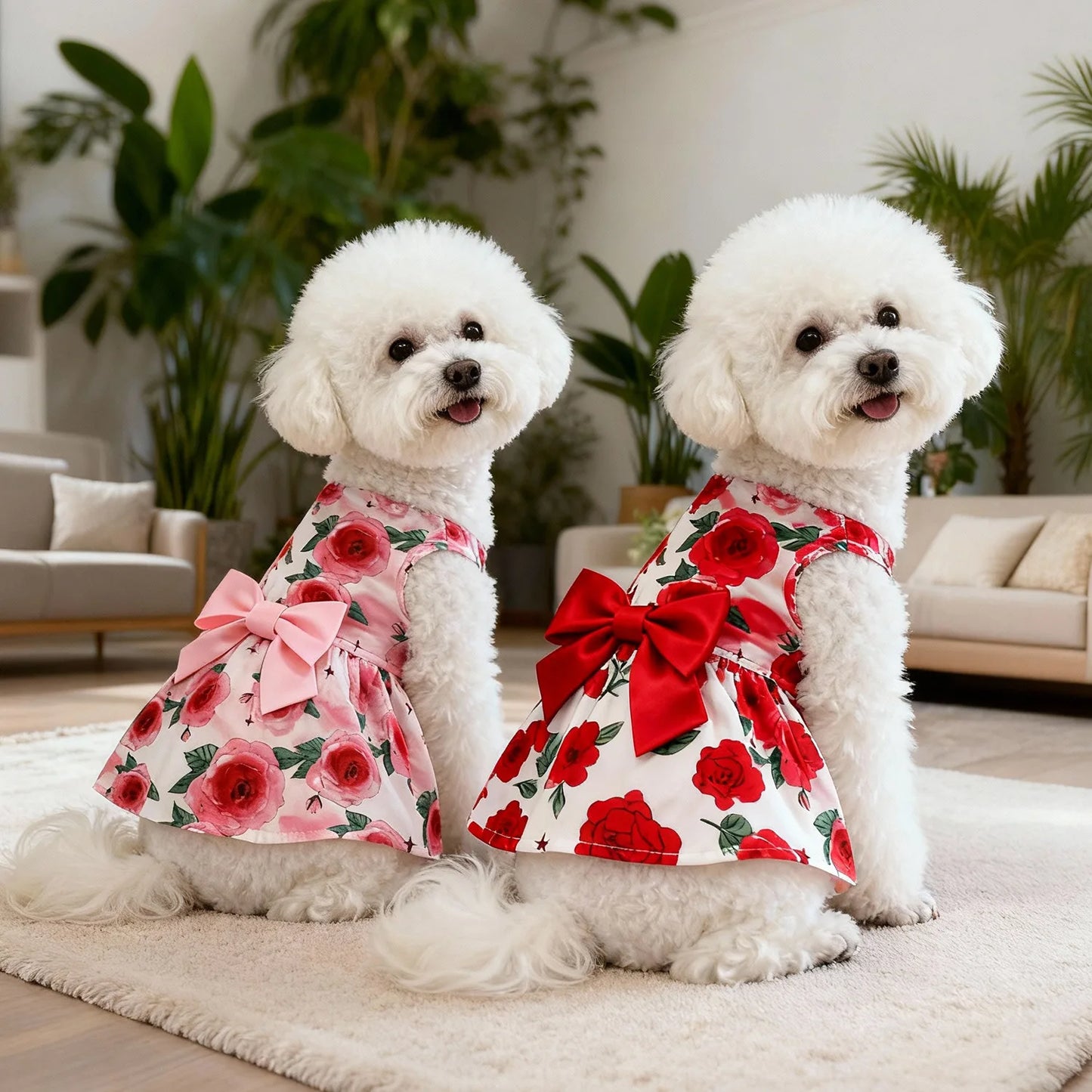 Dog spring summer Dress Outfit for Small Medium Large Breeds Pet Clothes