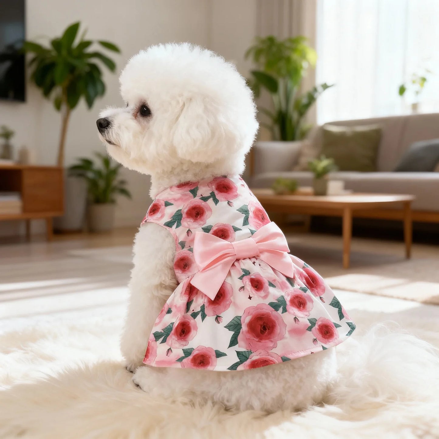 Dog spring summer Dress Outfit for Small Medium Large Breeds Pet Clothes