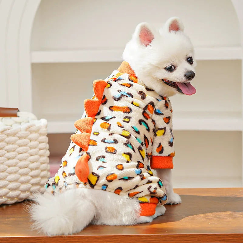 Pet Dog Clothes Soft Warm Fleece Dogs Jumpsuits Pet Clothing for Small Dogs Puppy Cats Clothes Chihuahua Yorkshire Costume Coat